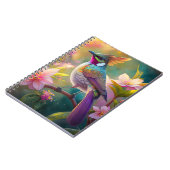 Orange Created Rainbow Jay Fantasy Bird Notizblock (Linke Seite)