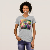 Orange Created Rainbow Jay Fantasy Bird T-Shirt (Vorne ganz)