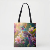 Orange Created Rainbow Jay Fantasy Bird Tasche (Vorderseite)