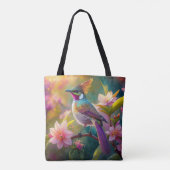 Orange Created Rainbow Jay Fantasy Bird Tasche (Rückseite)