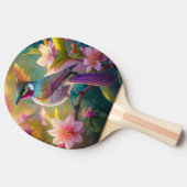 Orange Created Rainbow Jay Fantasy Bird Tischtennis Schläger (Seitenansicht)