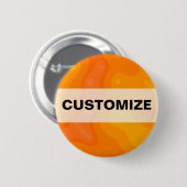 Orange Creme Button (Vorne & Hinten)