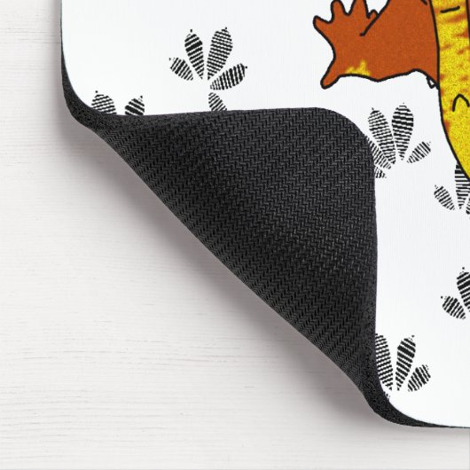 Orange Crestie Abdrücke (mousepad) Mousepad (Ecke)