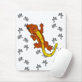 Orange Crestie Abdrücke (mousepad) Mousepad (Mit Mouse)
