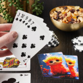 Orange Critter Spielkarten (In Situ)