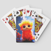 Orange Critter Spielkarten (Rückseite)