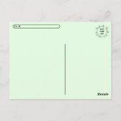 Orange-Crowned Warbler verschieben Postkarte (Rückseite)