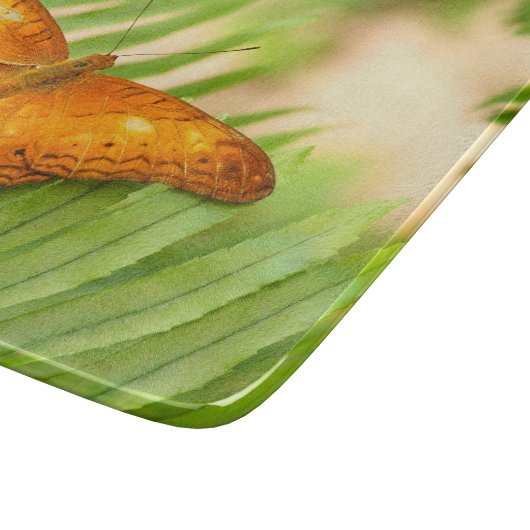 Orange Cruiser Butterfly Schneidebrett (Ecke)