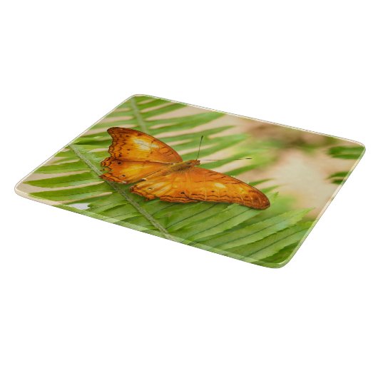 Orange Cruiser Butterfly Schneidebrett (Ecke)