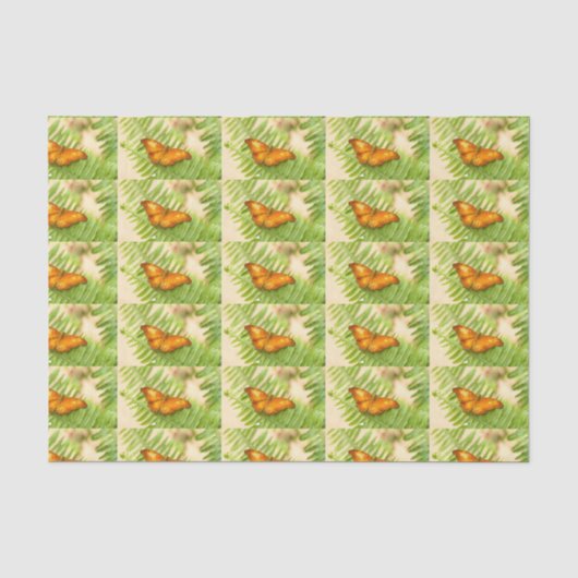 Orange Cruiser Butterfly Seidenpapier (Vorderseite)