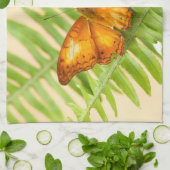 Orange Cruiser Schmetterling Geschirrtuch (Gefaltet)