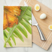 Orange Cruiser Schmetterling Geschirrtuch (Viertel Falte)