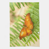 Orange Cruiser Schmetterling Geschirrtuch (Vertikal)