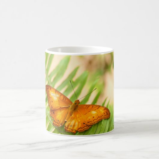 Orange Cruiser Schmetterling Kaffeetasse (Mittel)