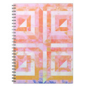 Orange Crush #3 Mixed Media Spiral Notebook Notizblock (Vorderseite)
