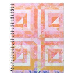 Orange Crush #3 Mixed Media Spiral Notebook Notizblock