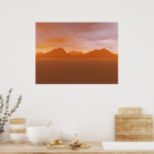 Orange Crush Poster (Küche)