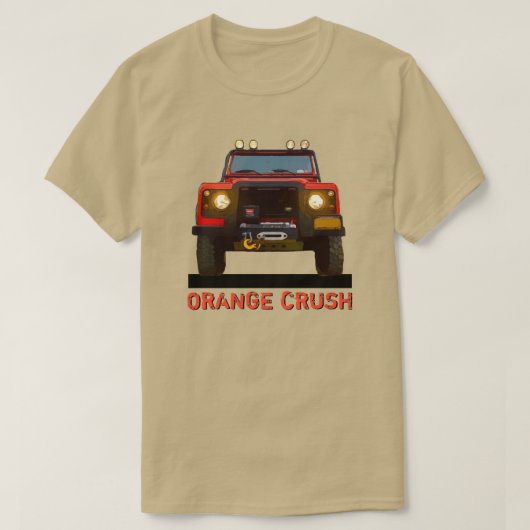 ORANGE CRUSH T-Shirt (Design vorne)