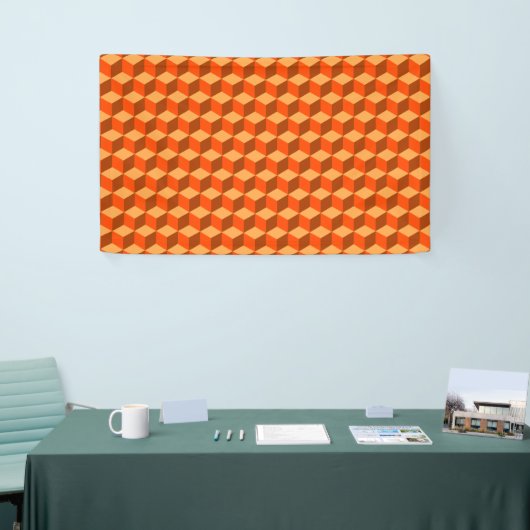 Orange Cubes Banner (Messeveranstaltung)