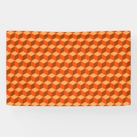 Orange Cubes Banner (Horizontal)