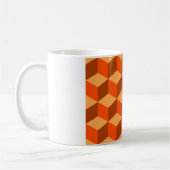 Orange Cubes Kaffeetasse (Links)