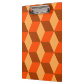 Orange Cubes Klemmbrett (Links)