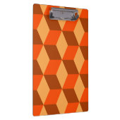 Orange Cubes Klemmbrett (Rechts)