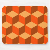 Orange Cubes Mousepad (Vorne)