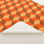 Orange Cubes Sherpadecke (3/4)