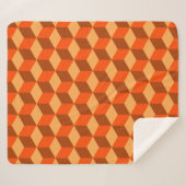 Orange Cubes Sherpadecke (Vorderseite (Horizontal))
