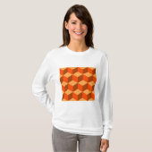 Orange Cubes T-Shirt (Vorne ganz)