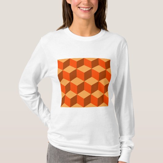 Orange Cubes T-Shirt (Vorderseite)