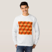 Orange Cubes T-Shirt (Vorne ganz)