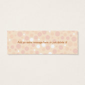 Orange Cupcake-Geschenk-Tag (Rückseite)