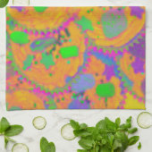 Orange Cupcakes Küchentücher (Gefaltet)