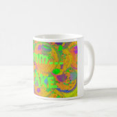 Orange Cupcakes 'mmm....cake-Tasse Kaffeetasse (VorderseiteRechts)