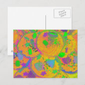 Orange Cupcakes Postkarte (Vorne/Hinten)