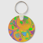 Orange Cupcakes Schlüsselanhänger (Vorderseite)