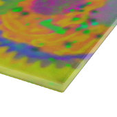 Orange Cupcakes Schneidplatte Schneidebrett (Ecke)