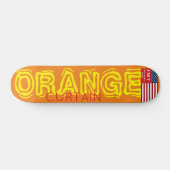 ORANGE CURTAIN 7 3/4" Skateboard Deck (Horizontal)