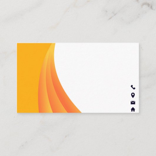 Orange curtain visitenkarte (Rückseite)