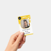 Orange Custom Employee, Personalisiert Ihre eigene Ausweis (Handheld)