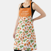 Orange Custom Kitchen Unisex, Fruit Unisex Schürze (InSitu)