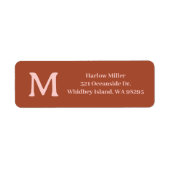 Orange Custom Monogram Burnt (Vorne)