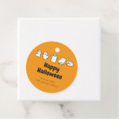 ORANGE CUSTOM Niedlich Spooky Ghost Halloween Gefa Geschenkanhänger (Beispiel)