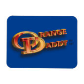 Orange Daddy 3D Magnet (Horizontal)