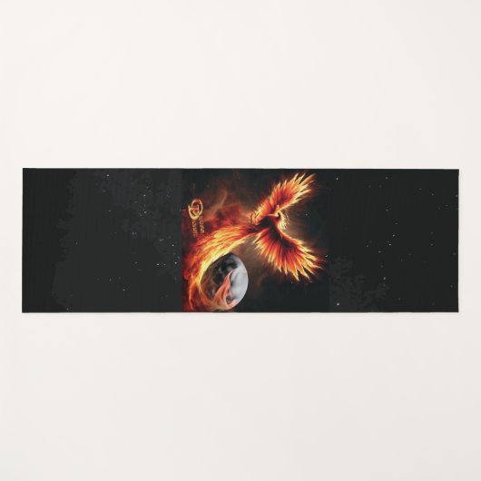 Orange Daddy + Phoenix Rising Yogamatte (Vorderseite (Horizontal))