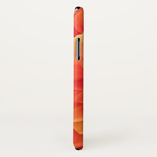 Orange Dahlia Case-Mate iPhone Hülle (Hinten/Rechts)