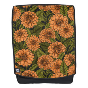 Orange Dahlia Garden Rucksack