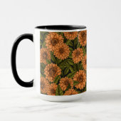 Orange Dahlia Garden Tasse (Links)
